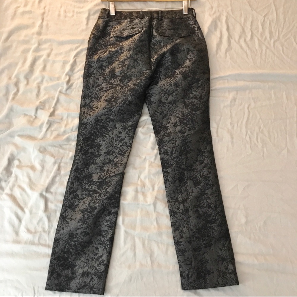 Rachel Zoe Black Metallic Pants